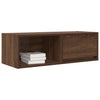TV-taso ruskea tammi 80x31x25,5 cm tekninen puu