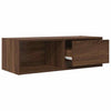 TV-taso ruskea tammi 80x31x25,5 cm tekninen puu