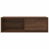 TV-taso ruskea tammi 80x31x25,5 cm tekninen puu