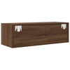 TV-taso ruskea tammi 80x31x25,5 cm tekninen puu