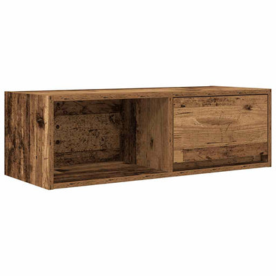 TV-taso vanha puu 80x31x25,5 cm suunniteltu puu