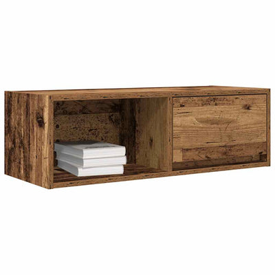 TV-taso vanha puu 80x31x25,5 cm suunniteltu puu
