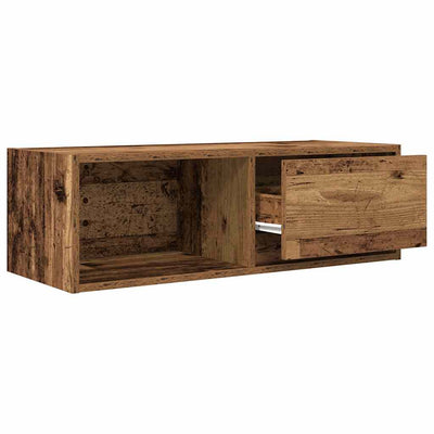 TV-taso vanha puu 80x31x25,5 cm suunniteltu puu