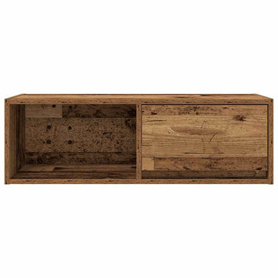 TV-taso vanha puu 80x31x25,5 cm suunniteltu puu
