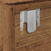 TV-taso vanha puu 80x31x25,5 cm suunniteltu puu