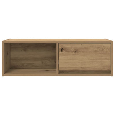TV-taso käsityöläinen tammi 80x31x25,5 cm tekninen puu
