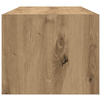TV-taso käsityöläinen tammi 80x31x25,5 cm tekninen puu