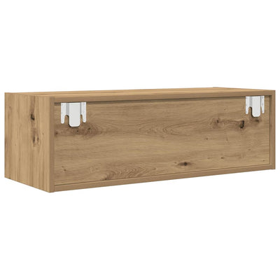 TV-taso käsityöläinen tammi 80x31x25,5 cm tekninen puu