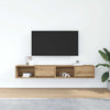 TV-seinäkaapit 2 kpl 80x31x25,5 cm tekninen puu