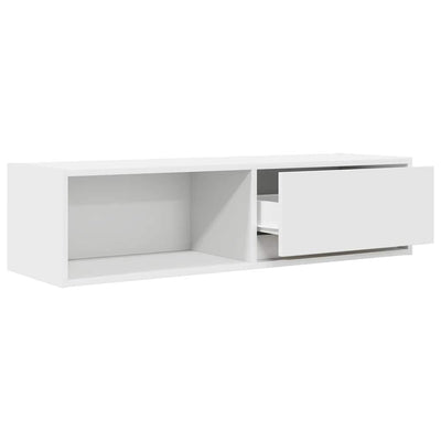 TV Kaappi Valkoinen 100x31x25,5 cm Engineered Wood