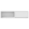 TV-seinäkaapit 2 kpl valkoinen 100x31x25,5 cm tekninen puu