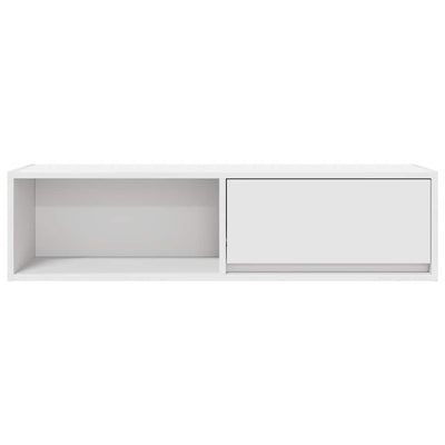 TV-seinäkaapit 2 kpl valkoinen 100x31x25,5 cm tekninen puu