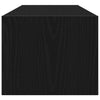 TV-tasot 2 kpl musta tammi 100x31x25,5 cm tekninen puu