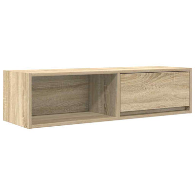 TV-taso Sonoma-tammi 100x31x25,5 cm tekninen puu