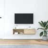 TV-taso Sonoma-tammi 100x31x25,5 cm tekninen puu