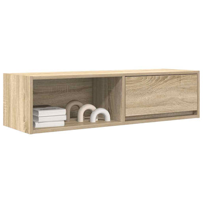 TV-taso Sonoma-tammi 100x31x25,5 cm tekninen puu