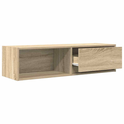 TV-taso Sonoma-tammi 100x31x25,5 cm tekninen puu