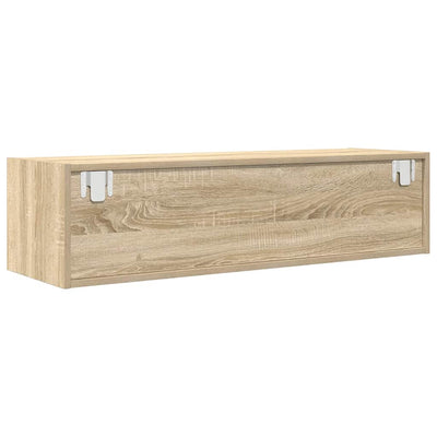 TV-taso Sonoma-tammi 100x31x25,5 cm tekninen puu