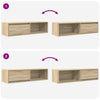 TV-taso Sonoma-tammi 100x31x25,5 cm tekninen puu
