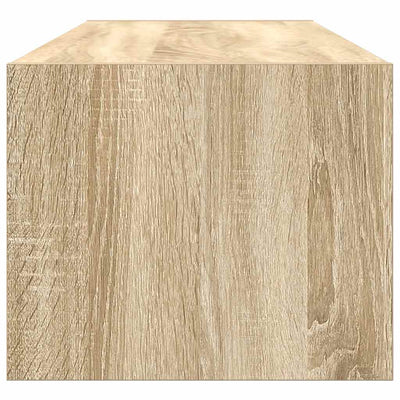 TV-seinäkaapit 2 kpl sonoma-tammi 100x31x25,5 cm tekninen puu