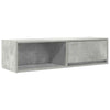 TV-taso betoninharmaa 100x31x25,5 cm tekninen puu