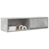 TV-taso betoninharmaa 100x31x25,5 cm tekninen puu