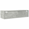 TV-taso betoninharmaa 100x31x25,5 cm tekninen puu