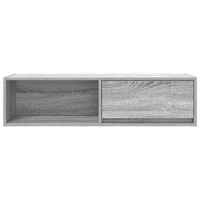 TV-taso harmaa Sonoma 100x31x25,5 cm tekninen puu