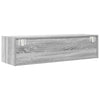 TV-taso harmaa Sonoma 100x31x25,5 cm tekninen puu