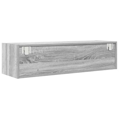 TV-taso harmaa Sonoma 100x31x25,5 cm tekninen puu