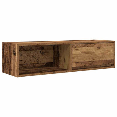 TV-taso vanha puu 100x31x25,5 cm suunniteltu puu