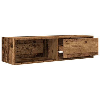 TV-taso vanha puu 100x31x25,5 cm suunniteltu puu