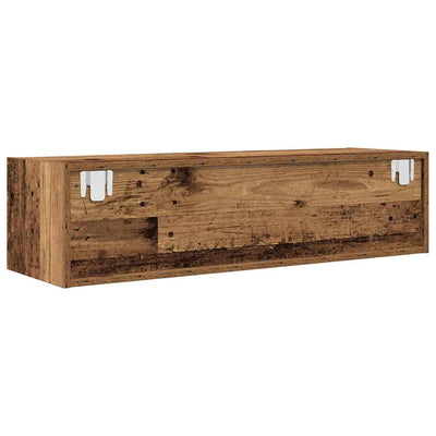 TV-taso vanha puu 100x31x25,5 cm suunniteltu puu