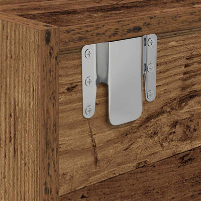 TV-taso vanha puu 100x31x25,5 cm suunniteltu puu