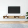 TV-seinäkaapit 2 kpl 100x31x25,5 cm tekninen puu