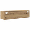 TV-seinäkaapit 2 kpl 100x31x25,5 cm tekninen puu