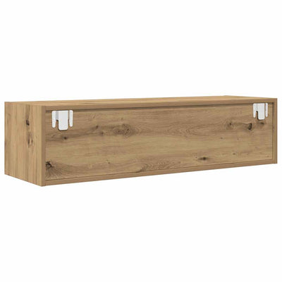 TV-seinäkaapit 2 kpl 100x31x25,5 cm tekninen puu