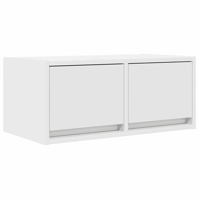 TV-taso valkoinen 60x31x25,5 cm tekninen puu