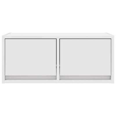 TV-taso valkoinen 60x31x25,5 cm tekninen puu