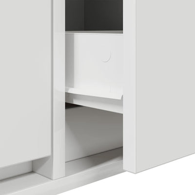 Valkoinen tv-seinäkaapit Horton 60x31x25,5cm (2 kpl puinen)