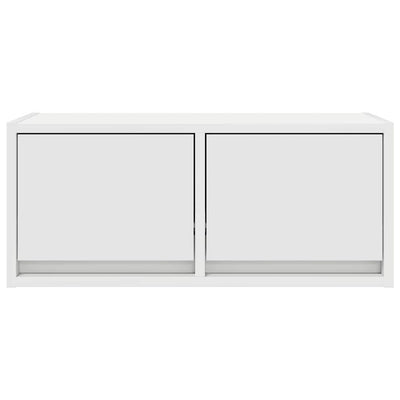 TV-seinäkaapit 2 kpl valkoinen 60x31x25,5 cm tekninen puu
