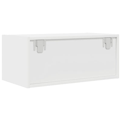 TV-seinäkaapit 2 kpl valkoinen 60x31x25,5 cm tekninen puu