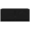TV-taso musta tammi 60x31x25,5 cm tekninen puu