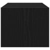 TV-taso musta tammi 60x31x25,5 cm tekninen puu