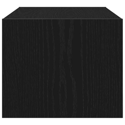 TV-taso musta tammi 60x31x25,5 cm tekninen puu