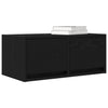 TV-tasot 2 kpl musta tammi 60x31x25,5 cm tekninen puu