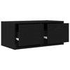 TV-tasot 2 kpl musta tammi 60x31x25,5 cm tekninen puu