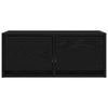 TV-tasot 2 kpl musta tammi 60x31x25,5 cm tekninen puu