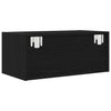 TV-tasot 2 kpl musta tammi 60x31x25,5 cm tekninen puu