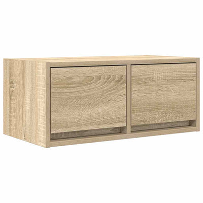 TV-taso sonoma-tammi 60x31x25,5 cm tekninen puu